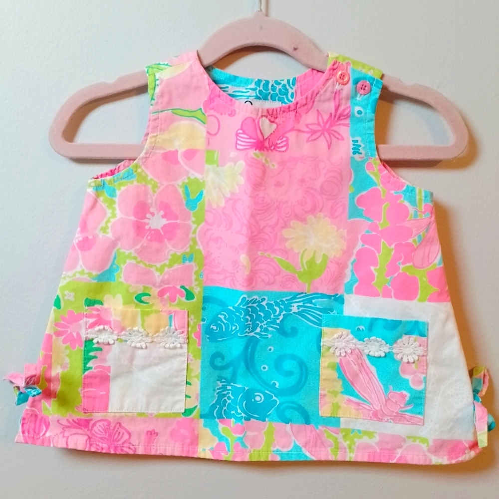 Spring animal print Lilly Pulitzer 6-12 month dress